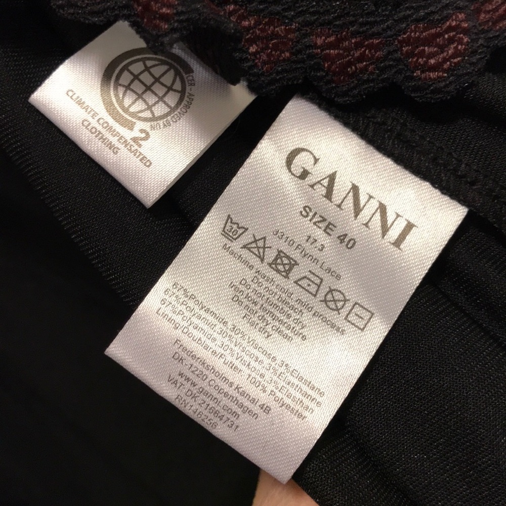 Ganni Lace Wrap Dress - Picture 6 of 10